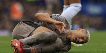 As lesões que desafiaram a carreira recente de Richarlison