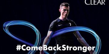 Quanto Cristiano Ronaldo ganha estampando os shampoos Clear Men
