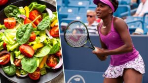O que aconteceu com Venus Williams após adotar só comida viva