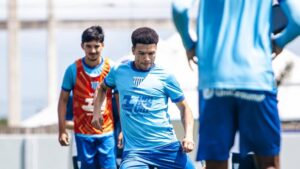 Marquinhos Gabriel, do Avaí, durante treino