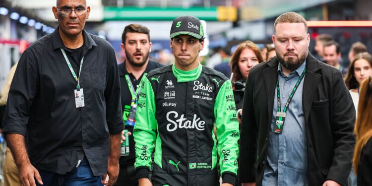 Gabriel Bortoleto durante o GP de São Paulo