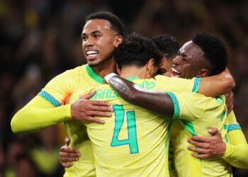 Brasil comemorou bastante a vitória contra Senegal