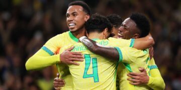 Brasil comemorou bastante a vitória contra Senegal