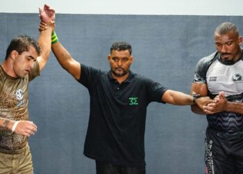 Henrique Ceconi venceu Pedro Alex “Bombom” e faturou o cinturão absoluto – Foto: divulgação