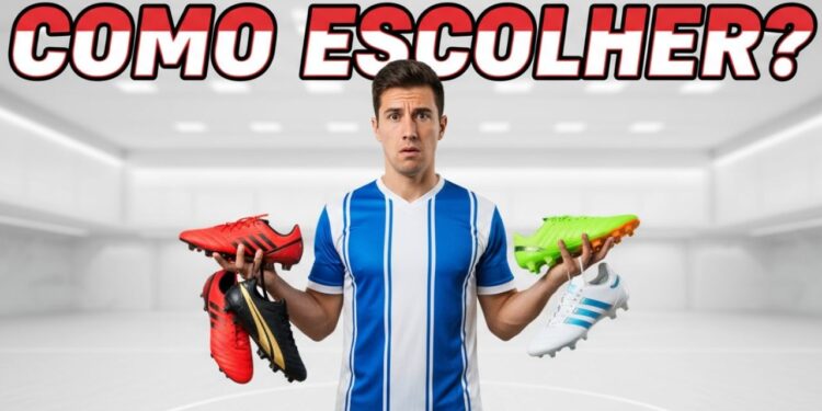 O segredo dos craques está na escolha da chuteira ideal