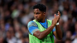 Endrick em ação pelo Real Madrid