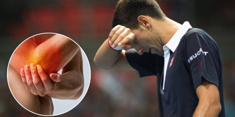 Esta lesão comum no tênis afeta grandes atletas, como Novak Djokovic
