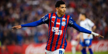 Erick Pulga em ação pelo Bahia - Erick Pulga, do Bahia, celebra gol em jogo da Libertadores contra o Nacional-URU  • Letícia Martins/EC Bahia