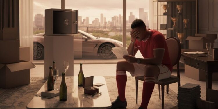 A realidade financeira de craques e os erros que levam à falência