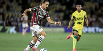 Lance do jogo entre Fluminense x Mirassol