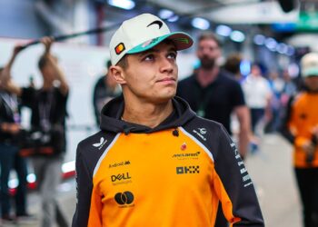 Lando Norris no GP do Brasil de Fórmula 1