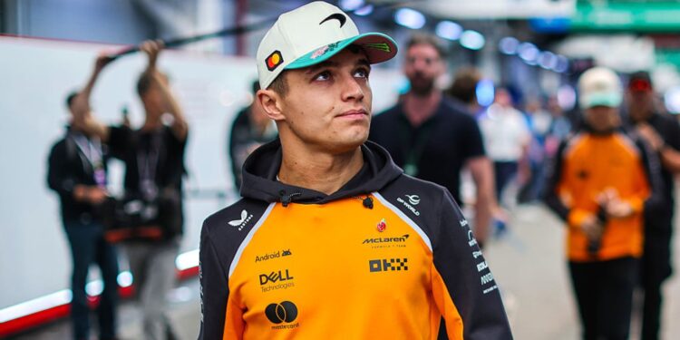 Lando Norris no GP do Brasil de Fórmula 1