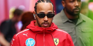 Foto de Lewis Hamilton em Interlagos