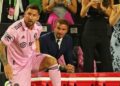 Messi pelo Inter Miami enquanto Beckham o observa - Fonte: Instagram/@davidbeckham