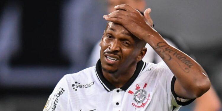Foto de Jô quando atuava pelo Corinthians