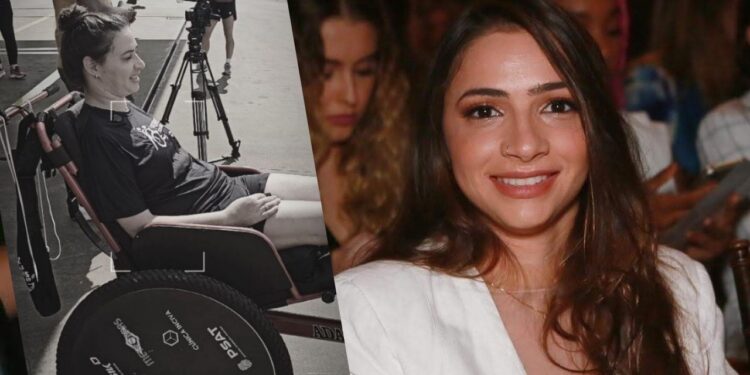 O emocionante progresso desta ex-ginasta que ficou tetraplégica