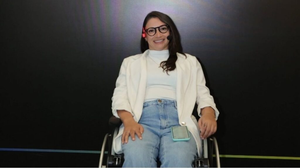 O emocionante progresso desta ex-ginasta que ficou tetraplégica