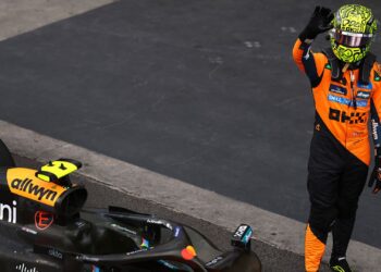 Lando Norris após classificatória em São Paulo