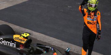 Lando Norris após classificatória em São Paulo