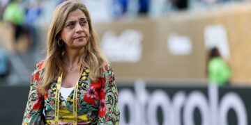 Leila Pereira durante o Mundial de Clubes