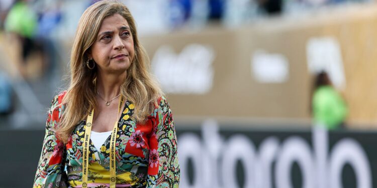 Leila Pereira durante o Mundial de Clubes