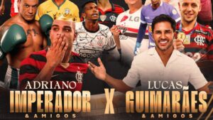 o confronto entre Amigos do Adriano Imperador x Amigos do Lucas Guimarães acontece dia 22 de novembro