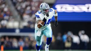 Marshawn Kneeland em jogo da NFL