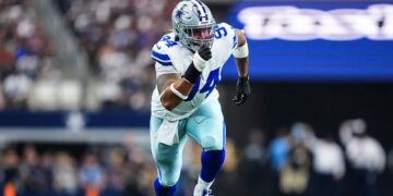 Marshawn Kneeland em jogo da NFL