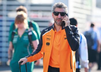 Chefe da McLaren durante o GP do México