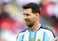 Messi em ação no amistoso contra Angola