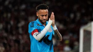 Neymar em ação pelo Santos