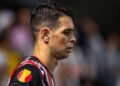Oscar durante jogo do São Paulo