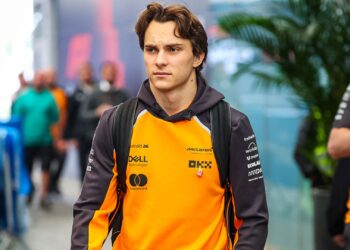 Piastri durante o GP de São Paulo