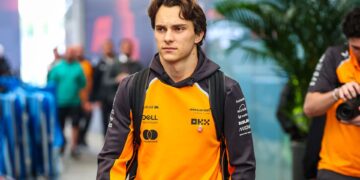 Piastri durante o GP de São Paulo