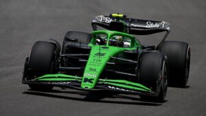 Gabriel Bortoleto, da Sauber, durante o GP de São Paulo