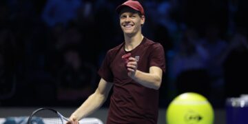 Sinner em ação no ATP Finals