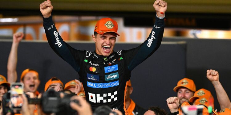 Lando Norris conquistou seu primeiro títulço Mundial no último domingo