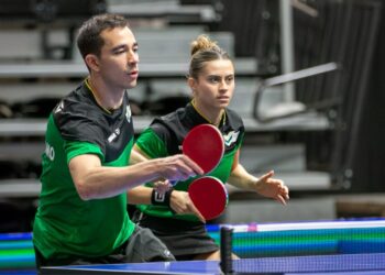 Hugo Calderano e Bruna Takahashi foram eliminados na fase de grupos do WTT Finals de Hong Kong