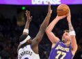 Luka Doncic comandou a vitória dos Lakers sobre o Jazz com 45 pontos