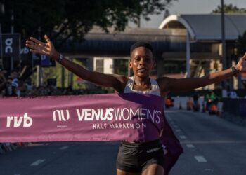 Mercy Chepwogen é campeã da Venus Women’s Half Marathon
