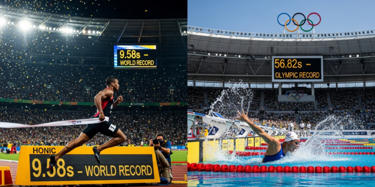 Essa é a real diferença entre recorde mundial e recorde olímpico