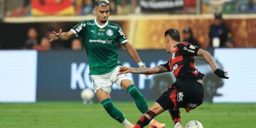 Andreas Pereira durante final contra o Flamengo