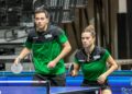 Calderano e Takahashi em ação