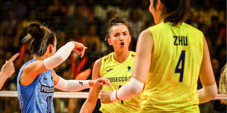 Gabi Guimarães comandou a virada do Conegliano