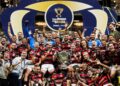 Jogadores do Flamengo comemorando título da Copa do Brasil de 2024