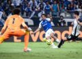Lance do jogo entre Cruzeiro e Corinthians
