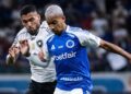 Lance do jogo entre Cruzeiro e Botafogo