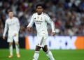 Endrick durante partida pelo Real Madrid