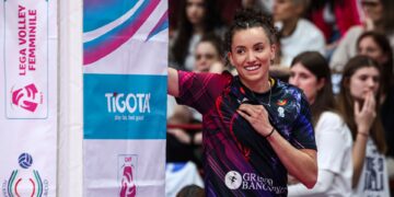 Gabi Guimarães em ação pelo Conegliano