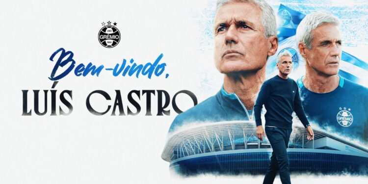 Luís Castro é anunciado como novo técnico do Grêmio